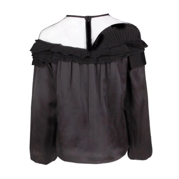 The LONNABRYY Black Silky Top - Picture 5 of 6